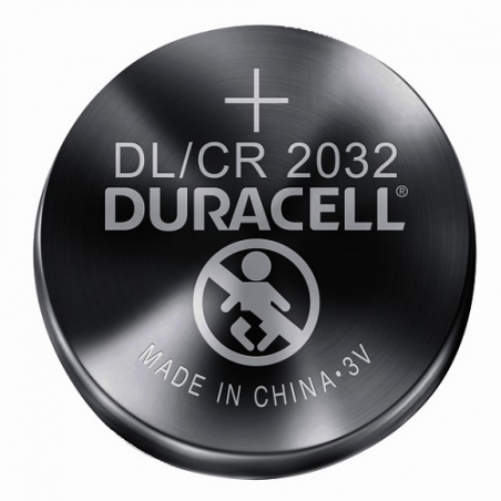 2 Stuks KNOOPCEL Duracell CR2032 DL2032