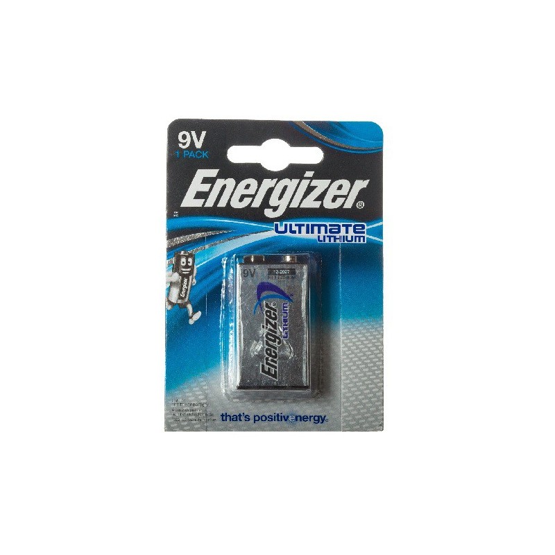 Energizer 9VOLT Ultimate Lithium Batterij