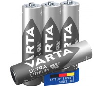 Varta Ultra Lithium-Batterie AAA - Micro FR10G445 - LR03 - 2er Pack