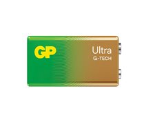 GP 1604AU, 6LR61, 9V. ULTRA ALKALINE