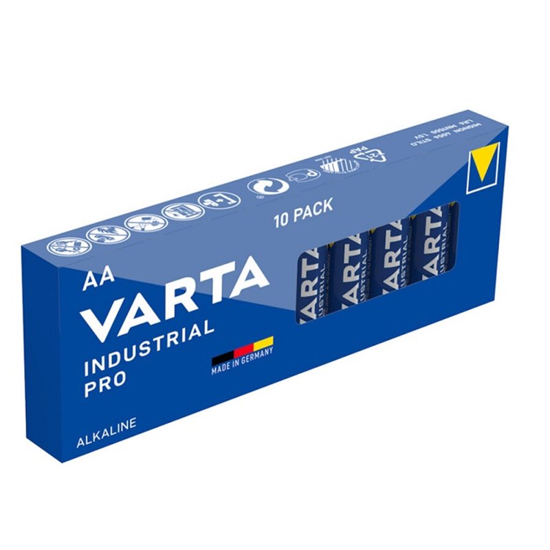 10 STUKS VARTA INDUSTRIAL PRO ALKALINE LR03, AAA