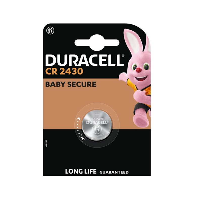 BUTTONCELL LITHIUM DURACELL CR2430