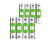 8 PCS GP RECYKO RECHARGEABLE AA2 600mAh