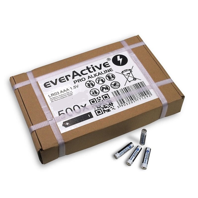 500 X EVERACTIVE PRO ALKALINE LR03, AAA