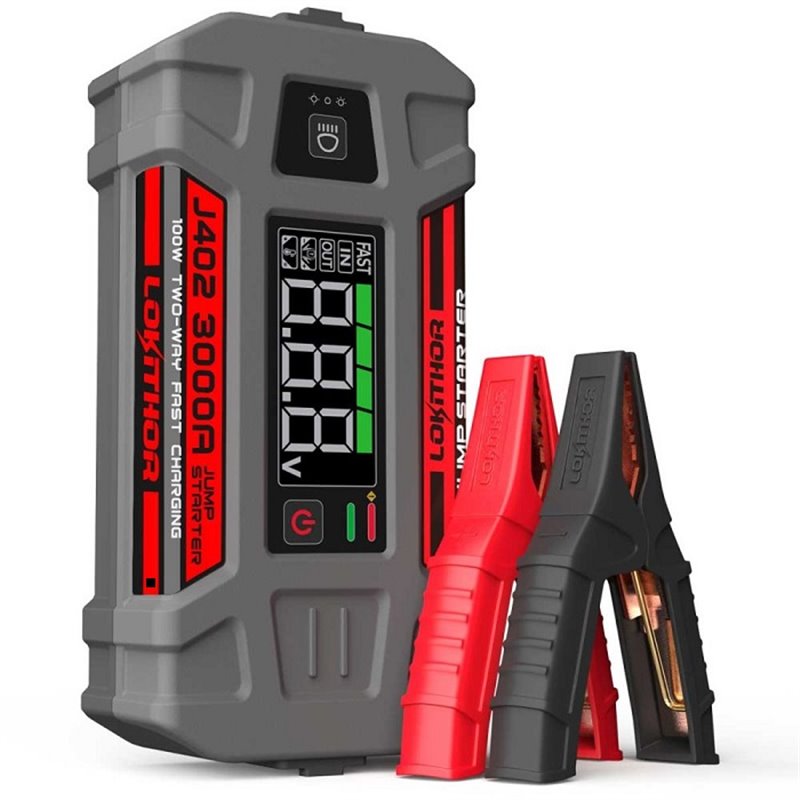 Lokithor J402 jumpstarter 3000A, 100W