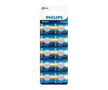 10 STUKS PHILIPS A76, LR44, L1154, AG13