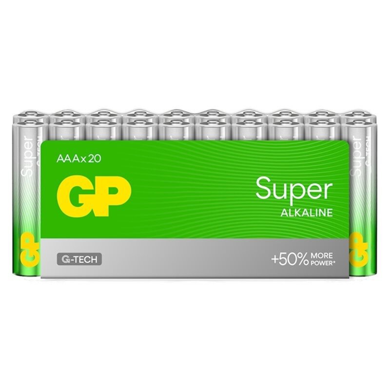 12 PCS GP 24AS, LR03, AAA SUPER G-TECH