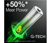  20x AA+20x AAA GP SUPER G-TECH BATTERIJEN