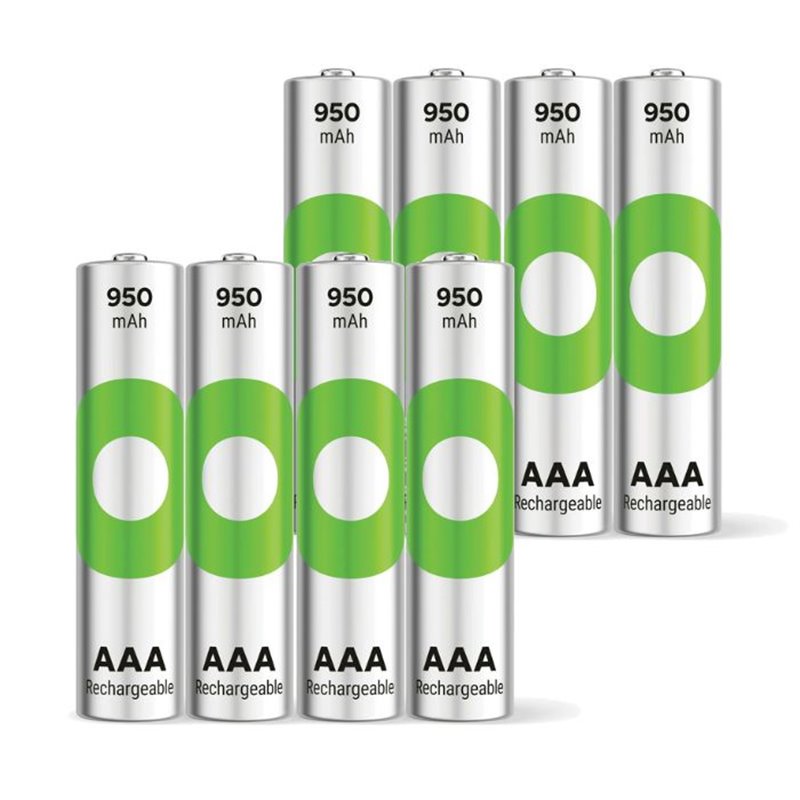 8 STUKS GP RECYKO OPLAADBAAR AAA 950mAh