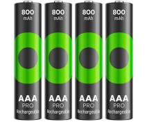 4 PCS GP RECYKO PRO RECHARGEABLE AAA 800mAh