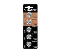 5 STUKS KNOOPCEL LITHIUM DURACELL CR2025