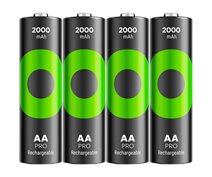 4 PCS GP RECYKO PRO RECHARGEABLE AA 2000