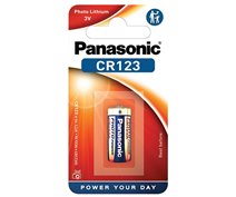 PANASONIC CR123A LITHIUM POWER BATTERY-CARD