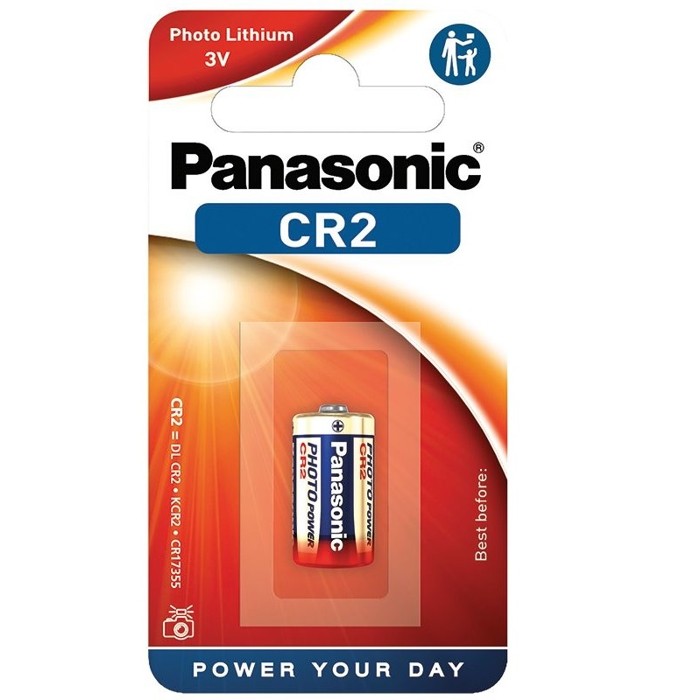 PANASONIC CR2 LITHIUM BATTERIJ 3V. BLISTER